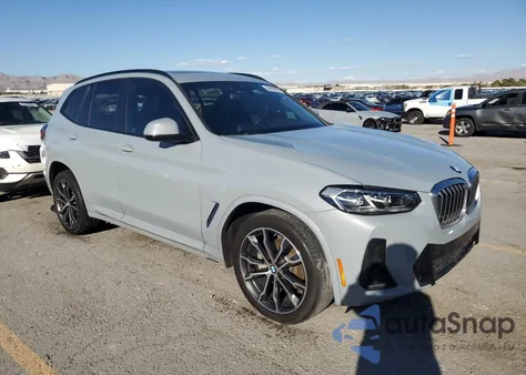 2022 BMW X3 Sdrive30I z USA, uszkodzony, nr VIN 5UX43DP02N9M20348
